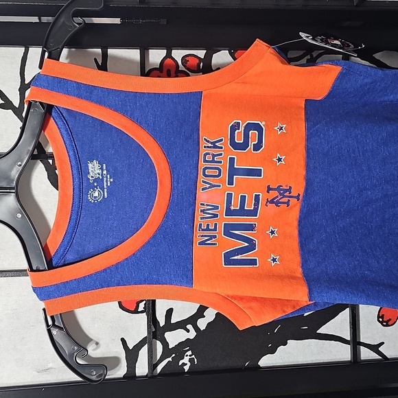 New York Mets Blue and Orange Tank Top XS NWT Genuine Merchandise - Picture 2 of 8